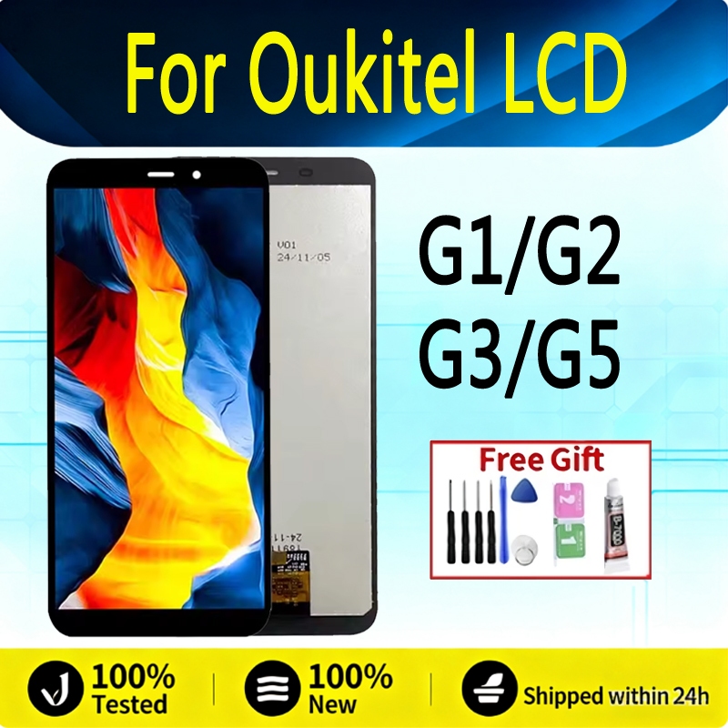 Oukitel G1 G2 G3 G5 จอแสดงผล LCD เปลี่ยนหน้าจอสัมผัส