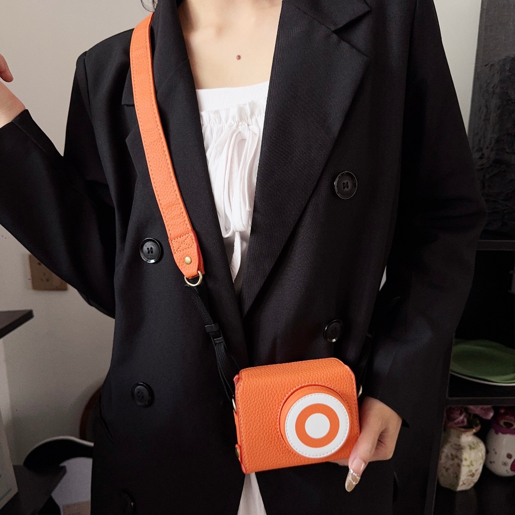 ใช้งานร่วมกับ Ricoh GR IV GR III GR IIIX กล้องสําหรับ GR4 GR3X GR3 กระเป๋ากล้อง + ครึ่งฐาน + สายคล้อ