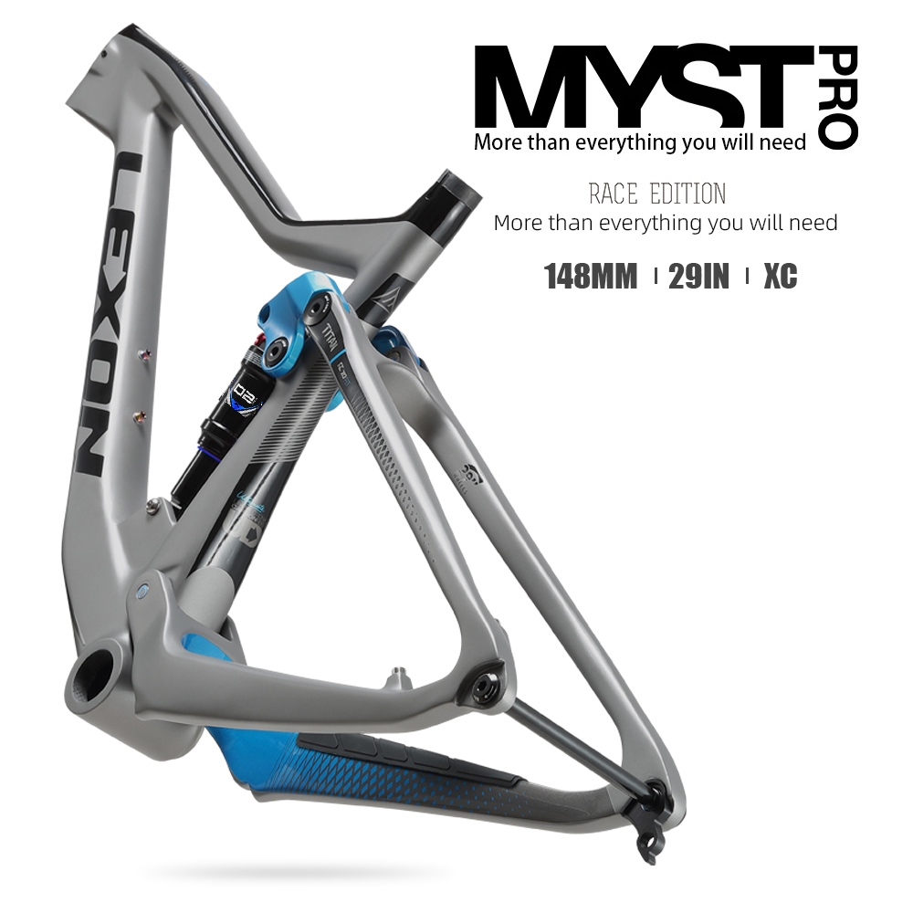 2025 LEXON MYST PRO คาร์บอนเต็ม XC MTB กรอบ Superlight 29er เต็มระบบกันสะเทือน,คาร์บอน T800 T1000 Tr