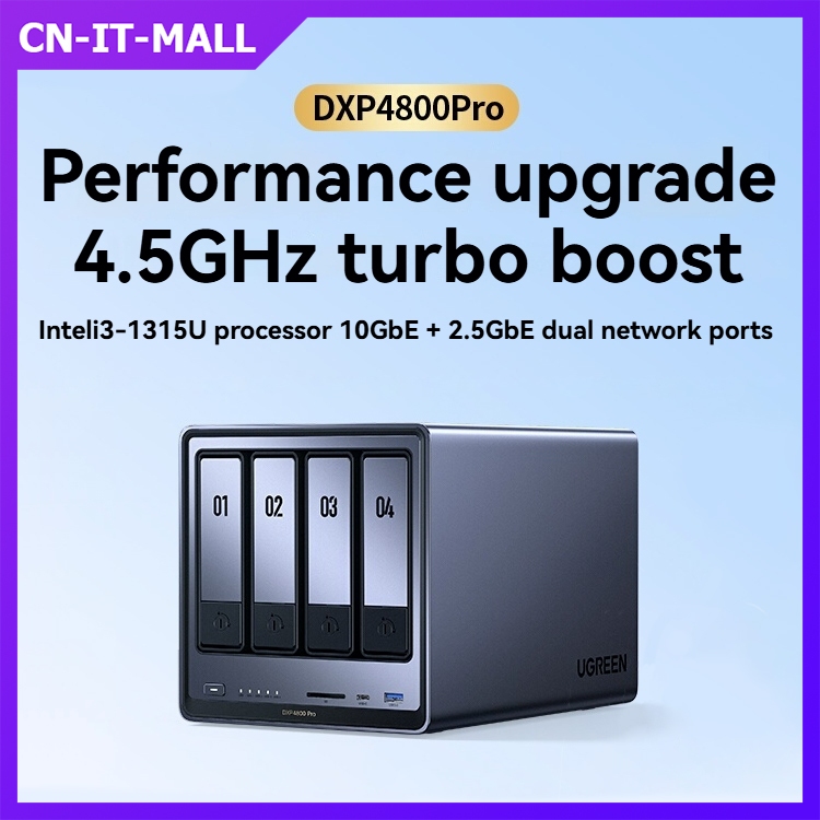[NAS] UGREEN Private Cloud DXP4800Pro 4-Bay 10-Gigabit Home NAS Network Storage