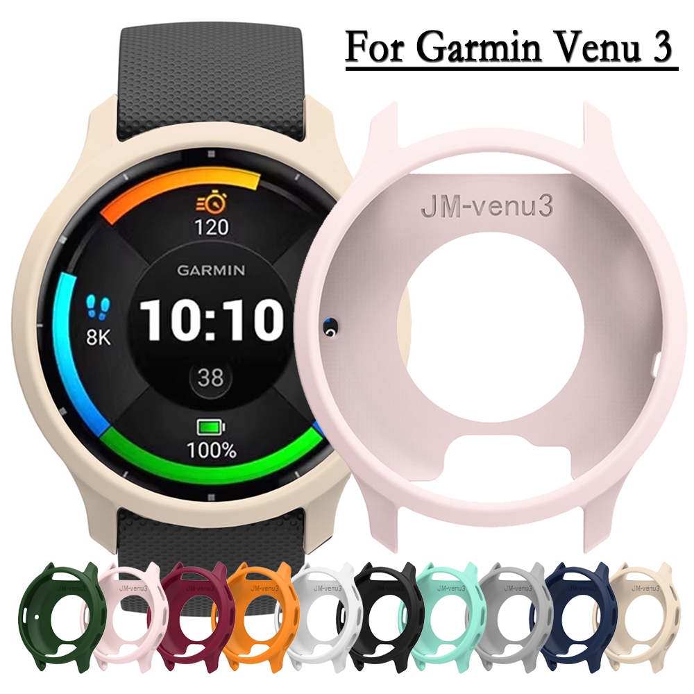 เคสนาฬิกาสําหรับ Garmin Venu 3 ฝาครอบซิลิโคนสําหรับ Garmin Venu 3 เกราะป้องกันนาฬิกาตกแต่ง