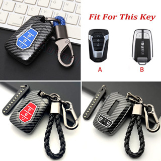 【พร้อมส่ง】เคสกุญแจคาร์บอนไฟเบอร์ สําหรับ เคสกุญแจรีโมตรถยนต์…