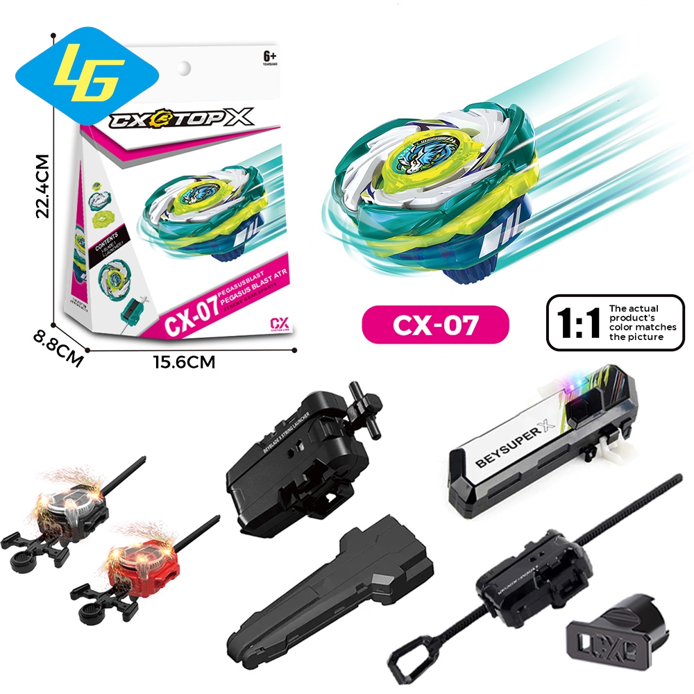 Beyblade X CX-07 Pegasus Blast ATR Beyblade Xtreme พร้อมชุดเปิด Ripcord