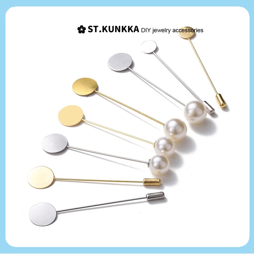 St.kunkka 5 ชิ้น Safety Pinเข็มกลัด  ล็อตสําหรับทําเครื่องประดับ ล็อตสําหรับทําเ