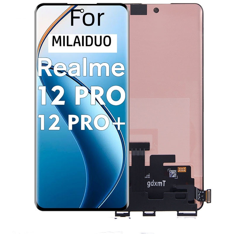 Original Realme 12 Pro 5G / 12 Pro+ 5G จอแสดงผล LCD หน้าจอสัมผัส 12 Pro Plus RMX3842 RMX3840 Digitizer Assembly
