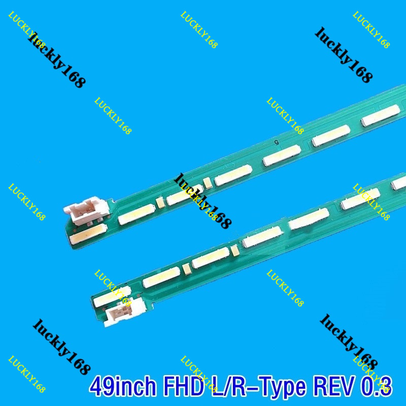 2 ชิ้น/ล็อต 49 นิ้ว TV Backlight LED แถบ 46LED 537 มม.L/R ประเภทสําหรับ 49 LG 49LF540T 49LF590 49LF5