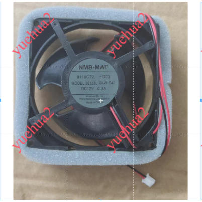 NMB-MAT MODEL3612JL-04W-S40 12V0.3A Panasonic ตู้เย็นพัดลมระบายความร้อนเครื่องทําความเย็นตู้แช่แข็ง