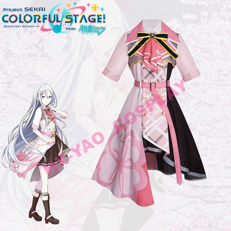 【HX-YAO】Yoisaki Kanade Sakura cosplay costume Project SEKAI: Colorful Stage feat. Hatsune Miku cospl