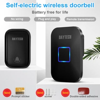 Daytech กริ่งประตูไร้สาย 45 Bell 300m Range IP44 กริ่งประตูกันน้ํา (DB09)