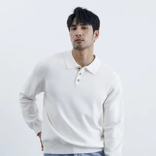เสื้อเชิ้ตแขนยาวผู้ชาย สไตล์เรียบร้อย มีขอบข้อมือและชายเส้น Ribboned เหมาะสำหรับการสวมใส่ในวันที่อากาศเย็นสบาย