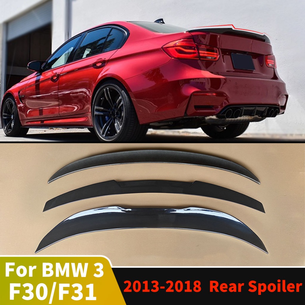Racing Sport M4 MP PSM สไตล์สปอยเลอร์หลัง Wing Tail Air Dam Deflector, สําหรับ BMW 3 Series F30 F31 2013 2014 2015 2016 2017 2018 เช่น 335i 328i 330i 320d, Body Kit Tunin