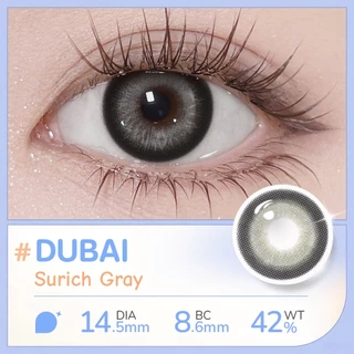 คอนแทคเลนส์สายตา【0.00--5.00】UYAAI คอนแทคเลนส์สี Grey,Brown รายเดือน