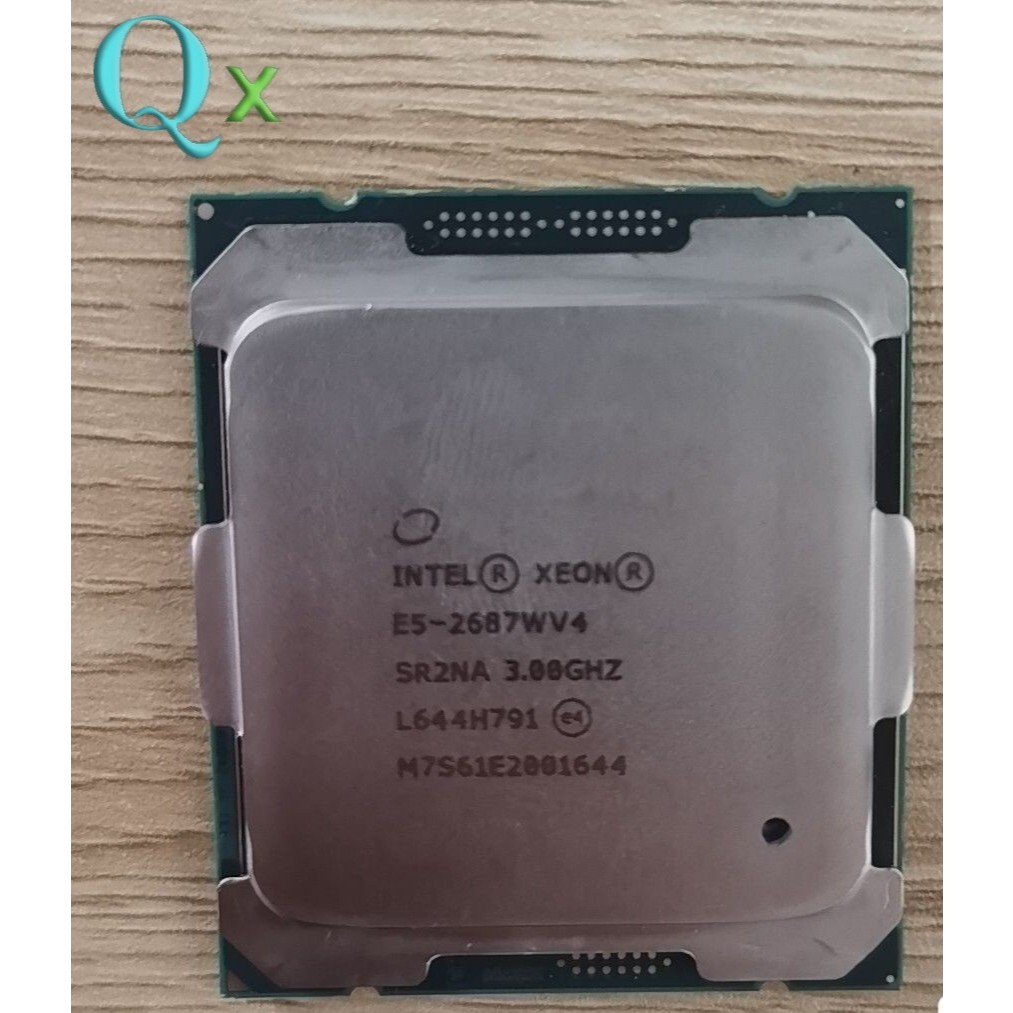 Xeon E5-2687W V4 LGA2011-3 เซิร์ฟเวอร์ CPU โปรเซสเซอร์ SR2NA 12-Core 3.00GHz 30MB