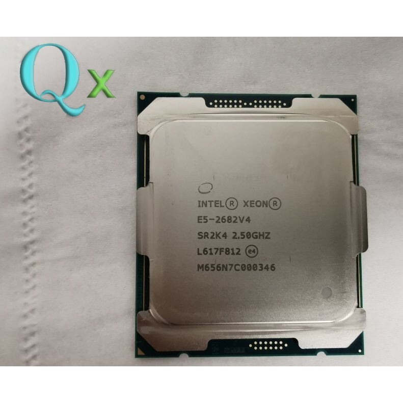 Xeon E5-2682 V4 LGA 2011-3 เซิร์ฟเวอร์ CPU โปรเซสเซอร์ SR2K4 2.5GHz 16-Core 32T