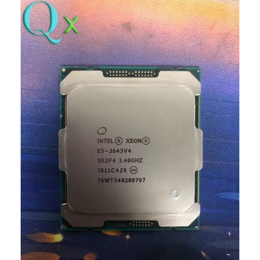 Xeon E5-2643 V4 LGA2011-3 โปรเซสเซอร์ CPU SR2P4 3.4GHz 6-Core 20M 12T 135W