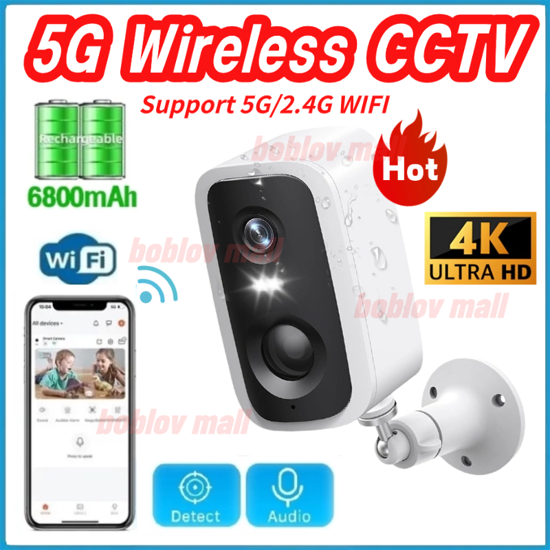 🎀สินค้าพร้อมส่ง🎁จัดส่งจากประเทศไทย🚀กล้องวงจรปิดกลางแจ้ง 4K กล้องวงจรปิด QHD Full-color Vision IP67 ก