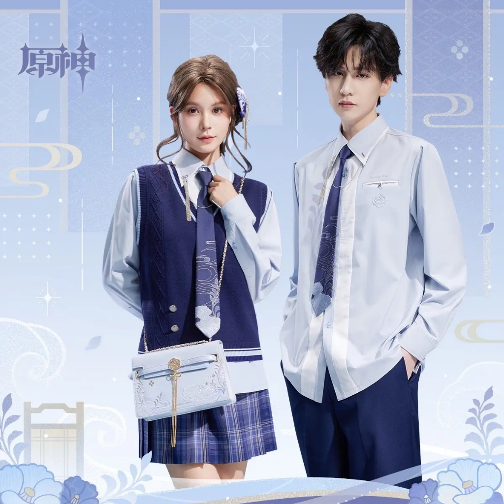 Genshin Protection Printing Note Series เสื้อผ้า miHoYo Genshin Impact Merchandiseto Ayato Theme Imp