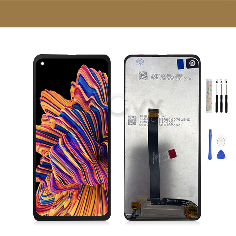 สําหรับ Samsung Galaxy Xcover Pro G715 LCD SM-G715FN/DS SM-G715W SM-G715U จอแสดงผล Touch Screen Digi