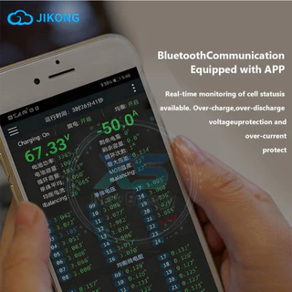 【JK BMS】jikong JK-B2A8S20P BMS 4-8S LFP LTP NMC JK bms 12V Bluetooth APP 100A-300A jikong พร้อมสวิตช์ LiFePO4 12V/24V 4-8S Active Balancing JK BMS 40A-200A กระแสไฟ เข้ากันได้กับรุ่น 32700/21700/18650 การจัดเก็บพลังงานเฉพาะ