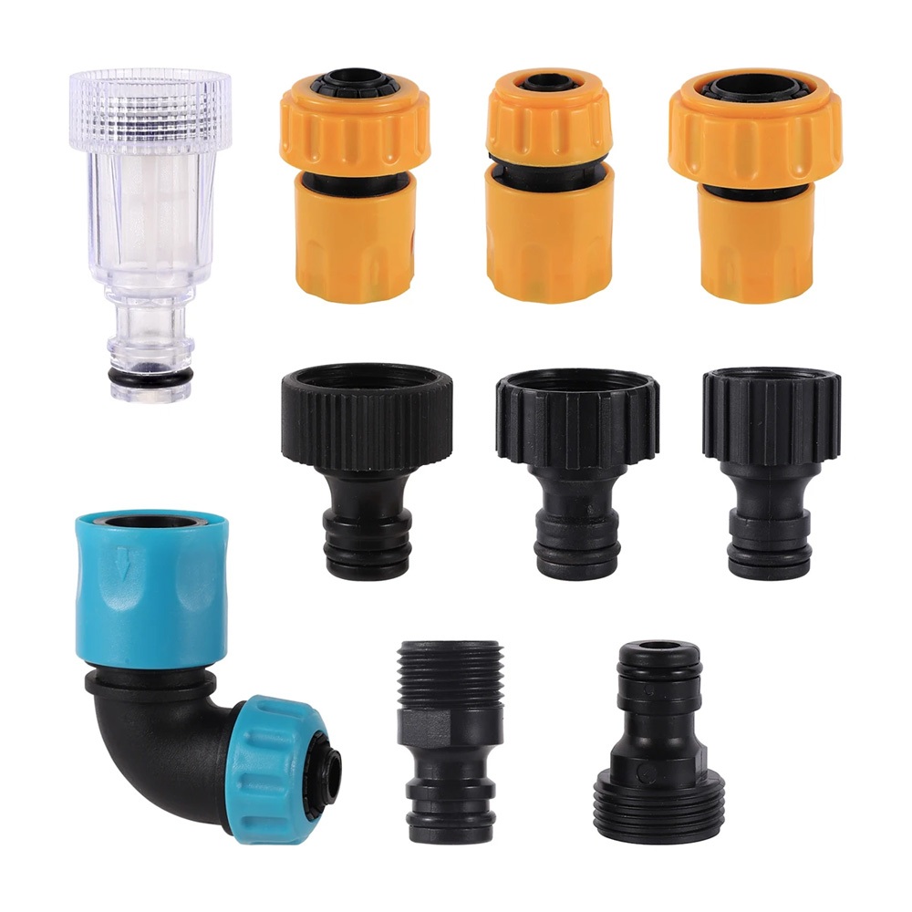 1/2 "5/8" 1" ท่อ Quick Connector 16 มม.หัวนม Joint ในครัวเรือน Self-Priming ล้างรถและเครื่องซักผ้าท่ออุปกรณ์เสริม