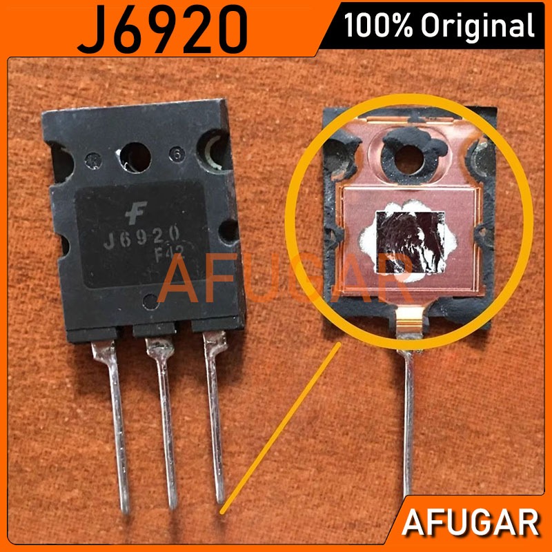 [การประกันคุณภาพ] 10/5 ชิ้น J6920 J6920A 20A1700V เครื่องขยายเสียงมือสองเดิม IC หลอดคู่ทรานซิสเตอร์