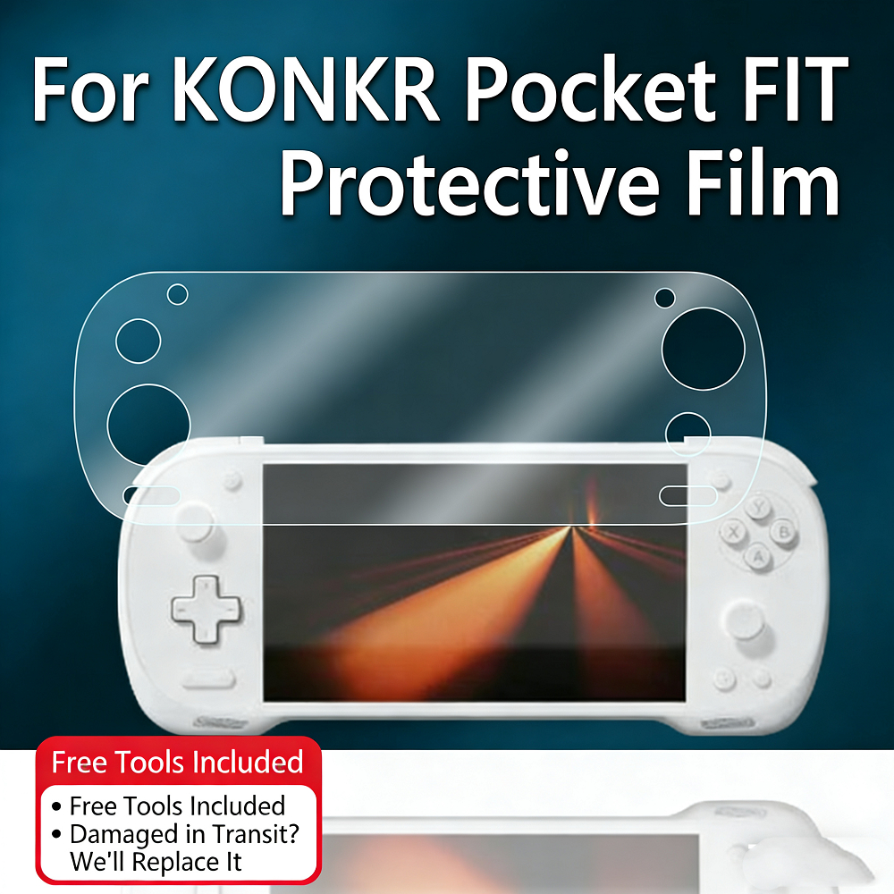 สําหรับ AYANEO KONKR Pocket FIT เกมคอนโซลตัวหน้าจอแบบนุ่ม 6 นิ้วโปร่งใส HD ป้องกันรอยขีดข่วนฟิล์มป้องกันหน้าจอป้องกันการล่มสลาย