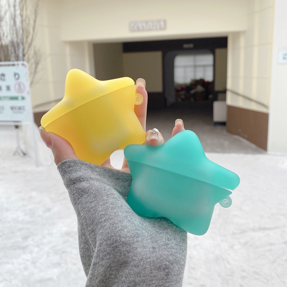 Night Light Star สําหรับ AirPods 1/2/3/4 รุ่นหูฟังกรณี AirPods Pro 2/3 รุ่นหูฟังบลูทูธฝาครอบป้องกันซิลิโคนอ่อนนุ่มส่วนบุคคลหูฟังกรณี