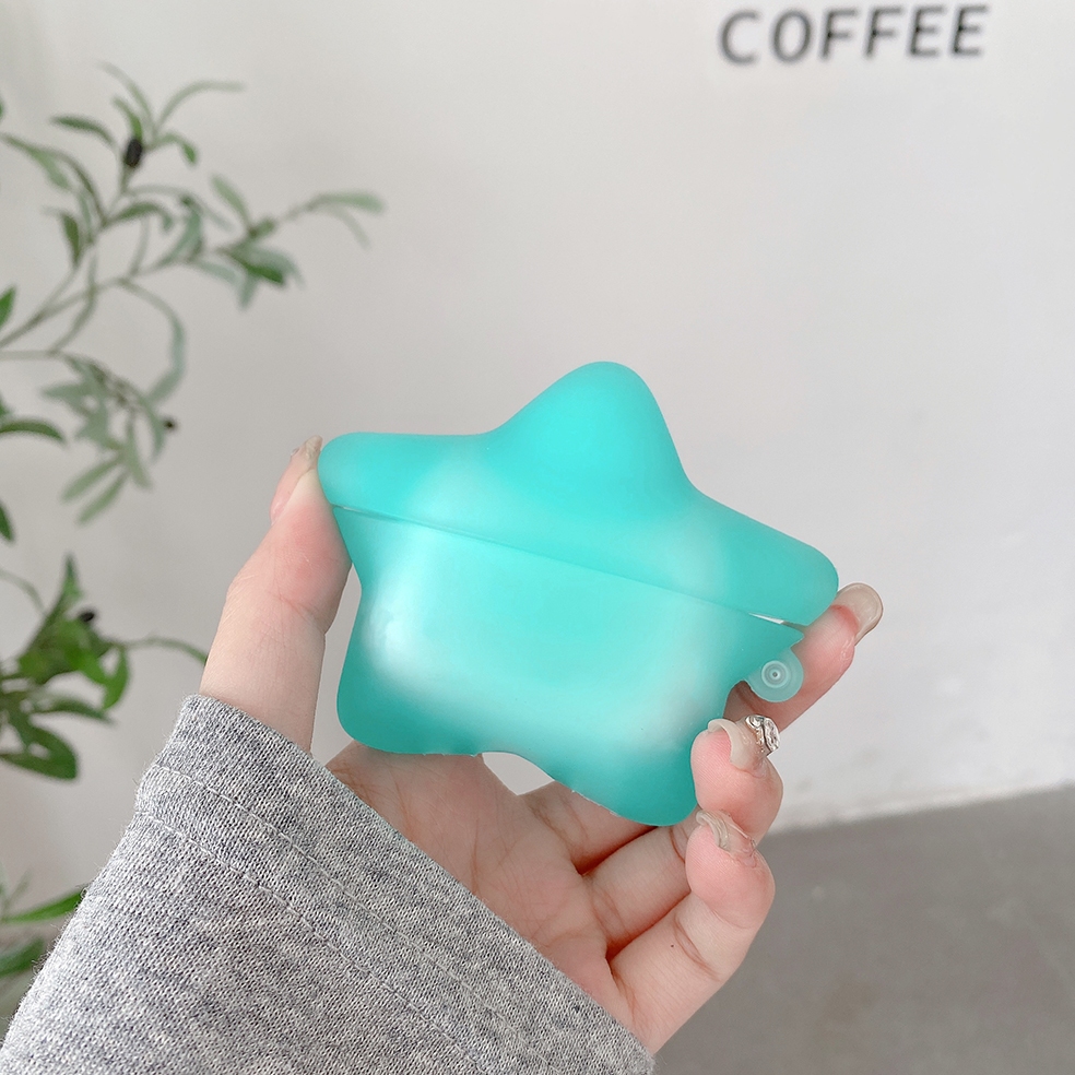 Night Light Star สําหรับ AirPods 1/2/3/4 รุ่นหูฟังกรณี AirPods Pro 2/3 รุ่นหูฟังบลูทูธฝาครอบป้องกันซิลิโคนอ่อนนุ่มส่วนบุคคลหูฟังกรณี - รูปที่ 2