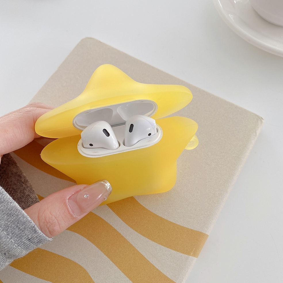 Night Light Star สําหรับ AirPods 1/2/3/4 รุ่นหูฟังกรณี AirPods Pro 2/3 รุ่นหูฟังบลูทูธฝาครอบป้องกันซิลิโคนอ่อนนุ่มส่วนบุคคลหูฟังกรณี - รูปที่ 5