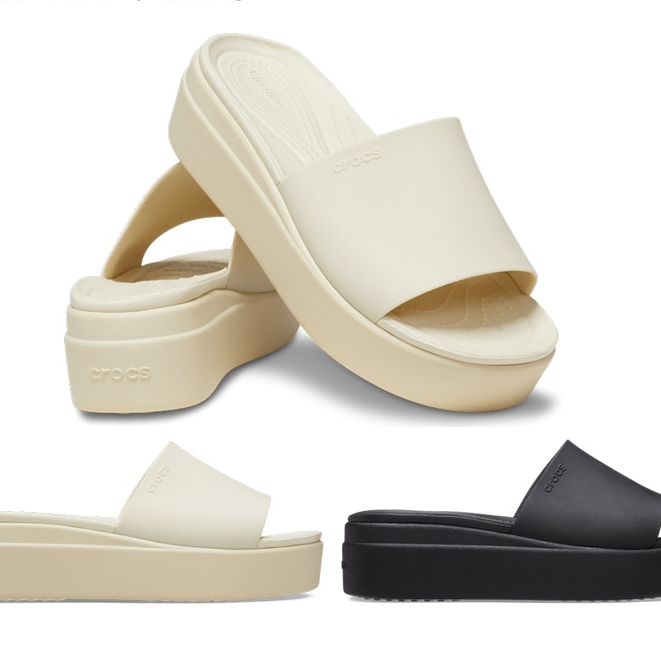 Crocs Women Brooklyn Slide รองเท้าแตะผู้หญิง นุ่มสบาย กันลื่น น้ำหนักเบา ใส่ง่าย