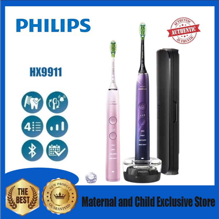 Philips HX9911 popular electric toothbrush Diamond 9 Series travel convenient soft bristled adult so