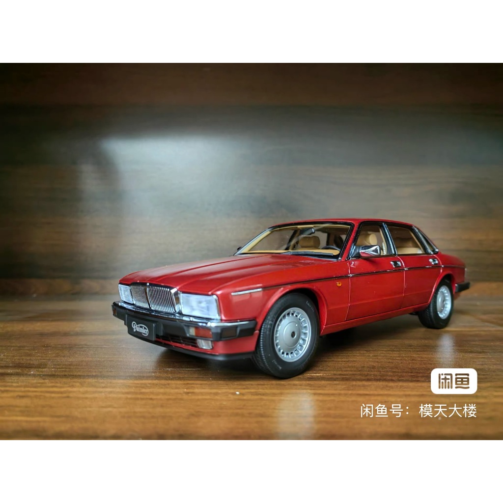 1/18 AR เกือบจริง Jaguar Daimler XJ6 XJ40 โมเดลรถ