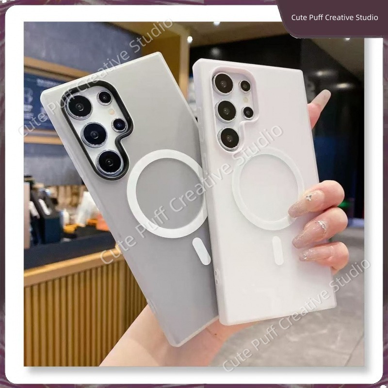 เคสโทรศัพท์สองในหนึ่งเดียวใหม่ซิลิโคนใสSamsung S24 FE Jelly Caseเคสโทรศัพท์แม่เหล็กใหม่เหมาะสําหรับS