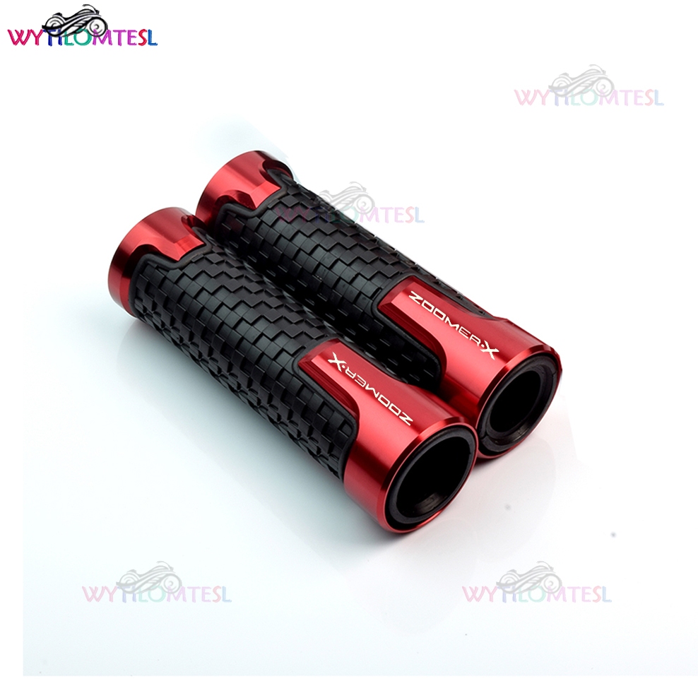 สําหรับ HONDA ZOOMER-X 2010-2024 ที่จับแฮนด์รถจักรยานยนต์ CNC อลูมิเนียมยาง Moto Handle Thruster Grips - รูปที่ 4
