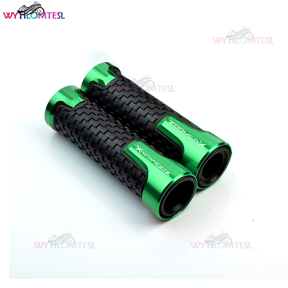 สําหรับ HONDA ZOOMER-X 2010-2024 ที่จับแฮนด์รถจักรยานยนต์ CNC อลูมิเนียมยาง Moto Handle Thruster Grips - รูปที่ 3