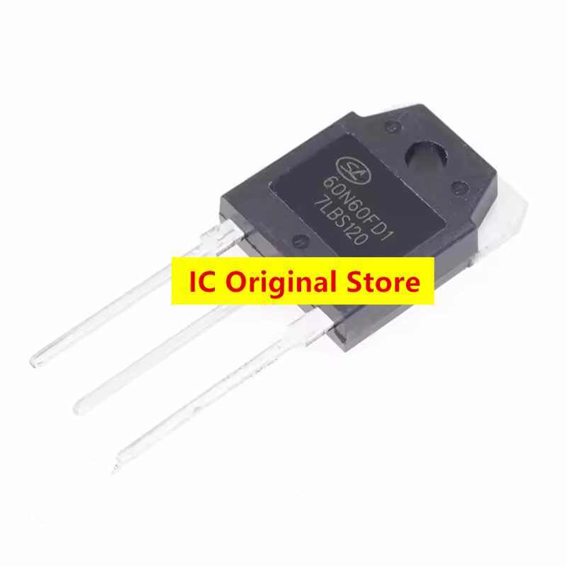 SGT60N60FD1PN IGBT TO-247 60N60 Field Effect Tube สําหรับอินเวอร์เตอร์เครื่องเชื่อมนําเข้า 60N60FD1