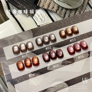 XEIJAYI 15ml-สไตล์ใหม่Luxury Rose Coffee Brown Cat Eye Gelยาทาเล็บ,ยาวนาน Shining