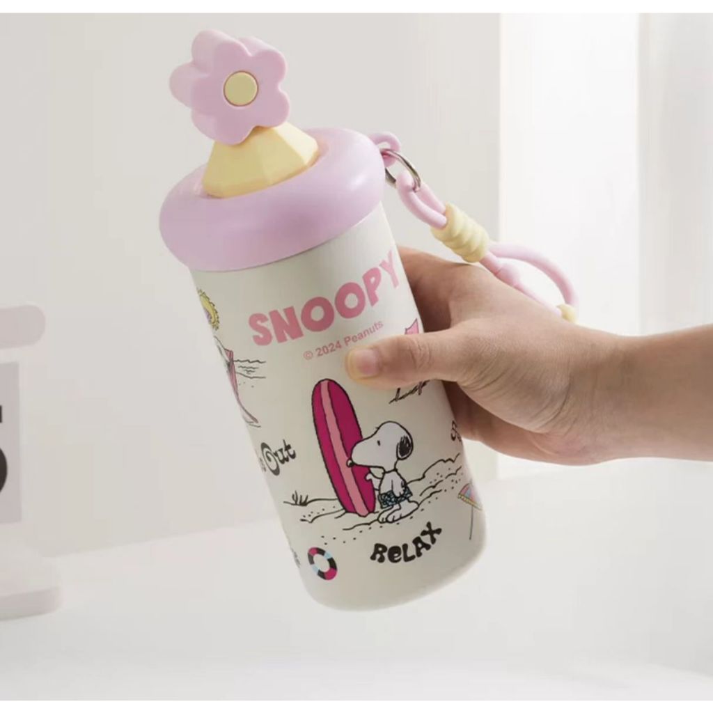 Snoopy แก้วกาแฟ สแตนเลส แก้วเก็บความเย็น เก็บได้ทั้งความร้อน แก้วเยติน่ารัก ราคา ถูกที่สุด ดีลบีเคเค แกลเลอรีภาพที่ 8