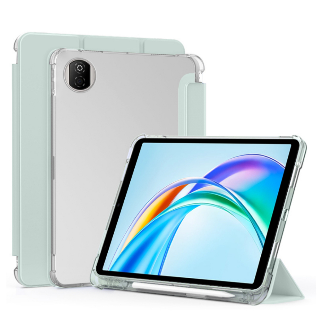 สําหรับ HONOR Pad X7 8.7 2025 JMS-W09 JMS-L09 ฝาครอบโปร่งแสงนุ่มพร้อมช่องเสียบปากกา Flip Stent กรณีแท็บเล็ตปลอก - รูปที่ 2