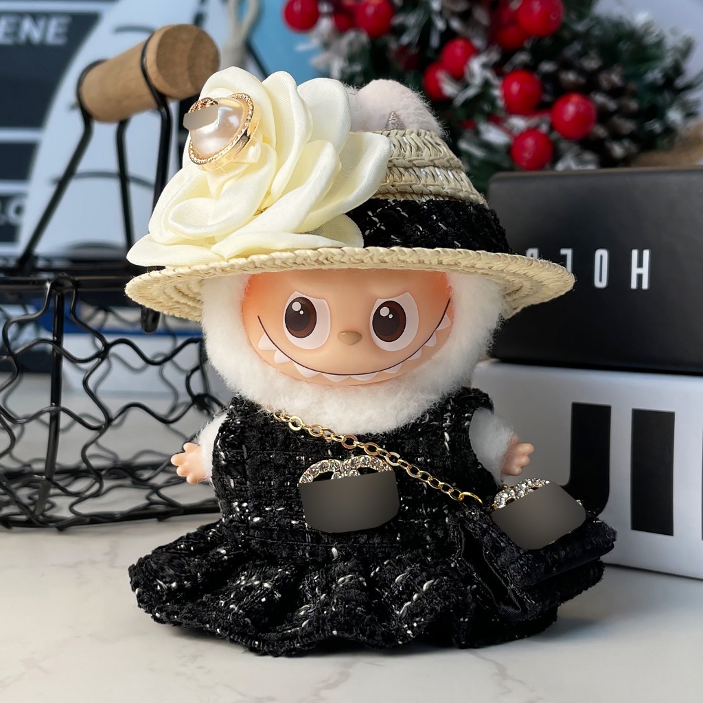 เฉพาะเสื้อผ้าเหมาะสําหรับ4.0มินิมินิลาบูลาบู รุ่นที่สี่หัวใจรหัสด้านล่างเสื้อผ้าเด็กหมวกฟางชุดสูท