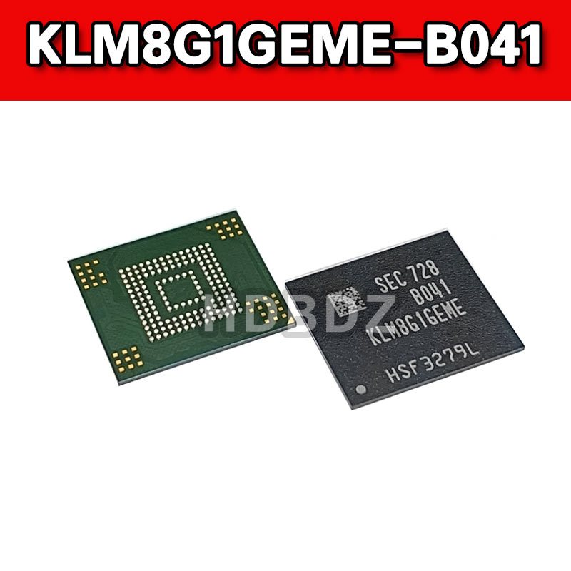 BGA153 8GB KLM8G1GEME-B041 EMC5.1 ชิปหน่วยความจํา IC tta3