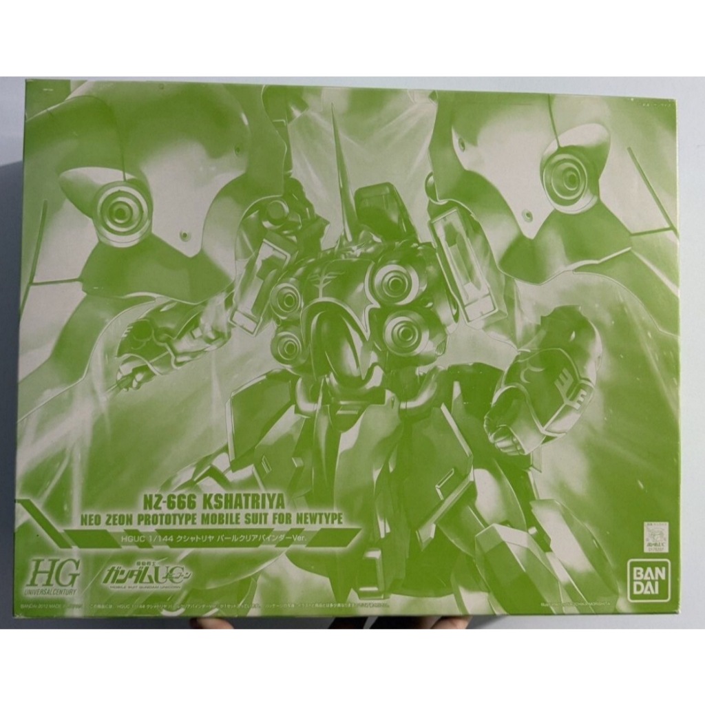 BANDAI PB HG 1/144 Mobile Suit Gundam HGUC NZ-666 Kshatriya สีใส