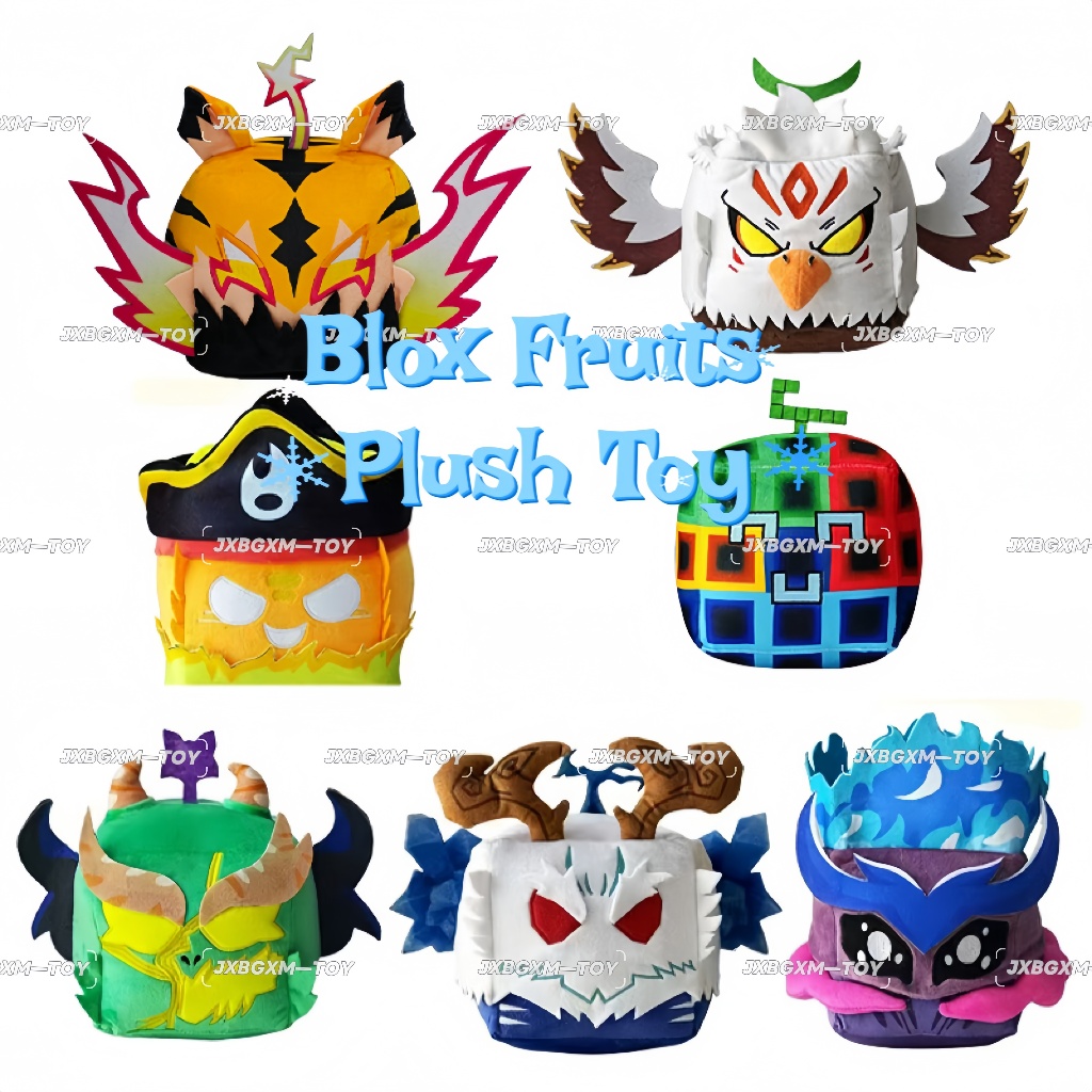 Blox Fruits ตุ๊กตาของเล่นตุ๊กตาของขวัญสําหรับเด็กตกแต่งบ้านตุ๊กตาของเล่นสําหรับเด็ก
