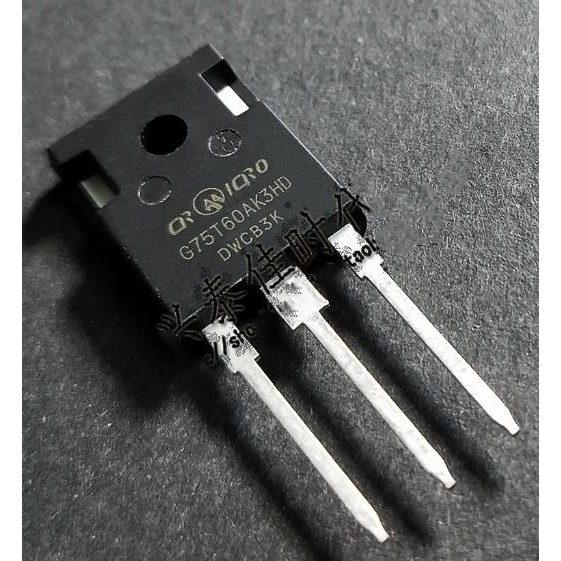 2 ชิ้น Original G75T60AK3HD CRG75T60AK3HD TO-247 600V 75A ทรานซิสเตอร์