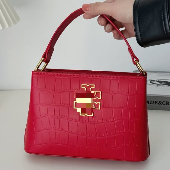 Fashion Stone Pattern Tote Bag with PU Leather - Large Capacity Shoulder Bag