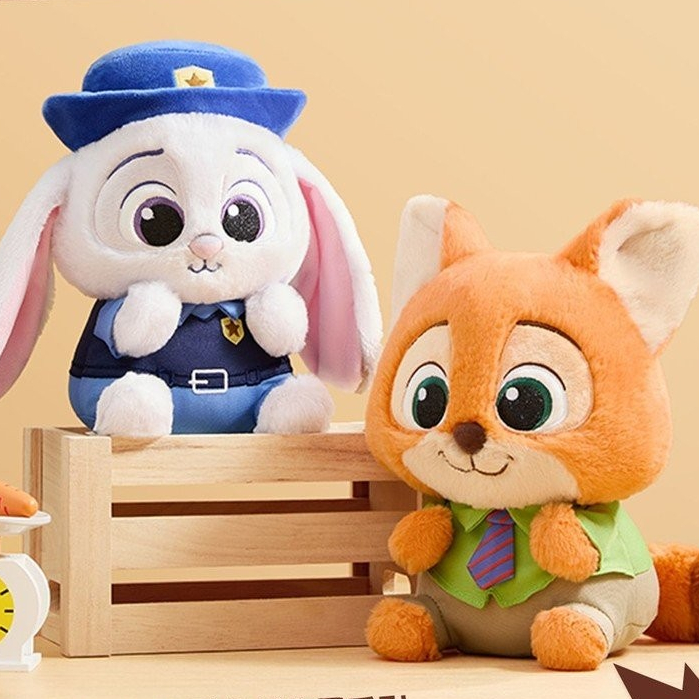 MINISO MINISO สินค้าพรีเมี่ยม Crazy Animal City Citizen Series ตุ๊กตานั่ง Nick Judy