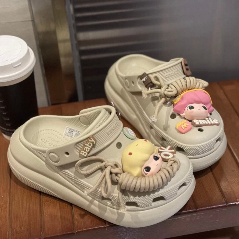Dimoo ดอกไม้รองเท้าสําหรับรองเท้า crocs hole ของตกแต่งฤดูร้อน อุปกรณ์ DIY ของขวัญวันเกิดสาวอินเทรนด์