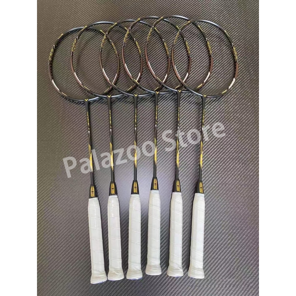 VICTOR VICTOR THRUSTER F Falcon Hendra รุนแรง Offensive ไม้แบดมินตัน TK-F สีดําทอง Falcon 4UG5