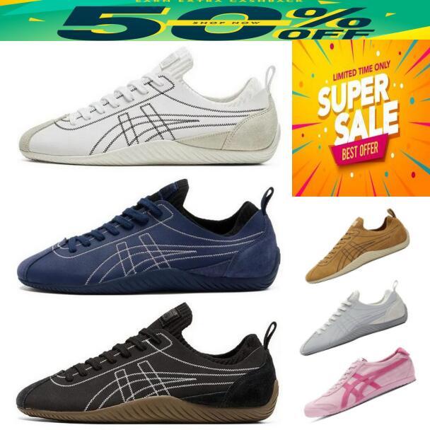 onitsuka tiger sclaw รองเท้าผ้าใบผู้ชายผู้หญิง รองเท้าเดิน คัชชูนิ่ม