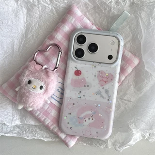 สําหรับIphone Case 17 Pro Max 16 Pro Max 15 Pro Max 14 Pro Max Splicing Melodyเคสโทรศัพท์